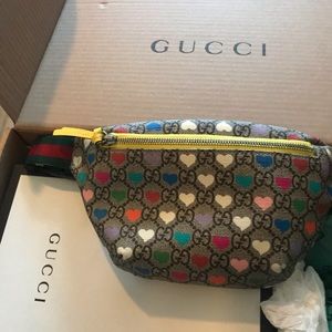 Gucci Belt Bag GG with Hearts